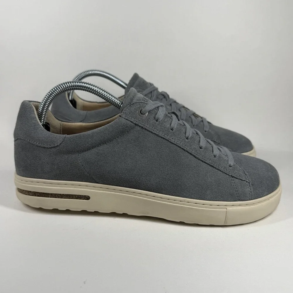 Birkenstock Size 41 / W 10 /‎ M 8 Blue Suede Bend Low Lace Up Sneaker Shoes